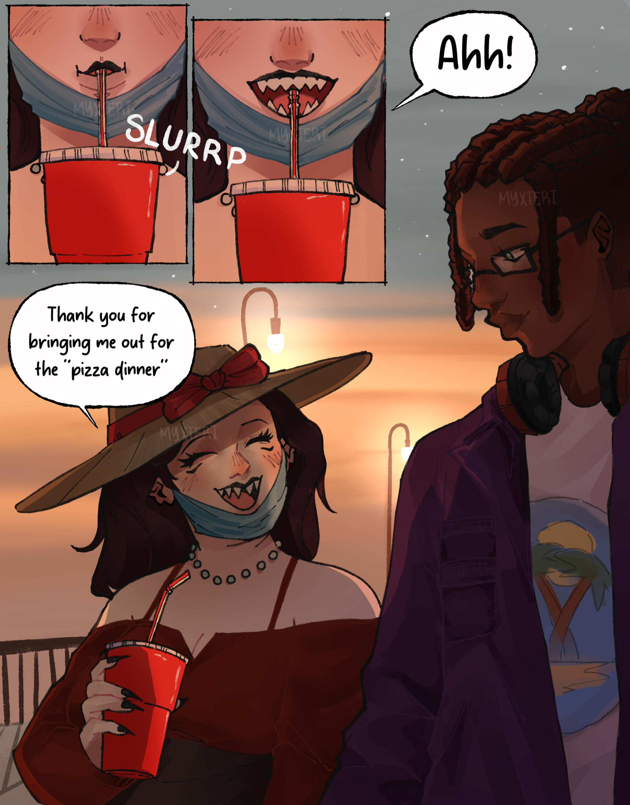 Self-portrait of Myxteri Artwork of Myxteri